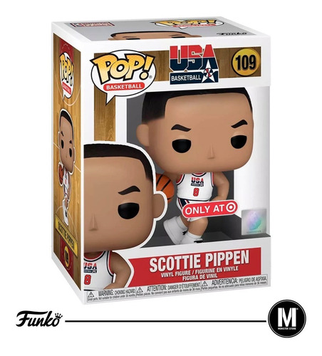 Funko Pop Basketball Scottie Pippen USA Olympic Dream Team Target Exclusive #109 