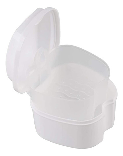 Aa Estuche Blanco For Dentaduras Postizas, Vaso For