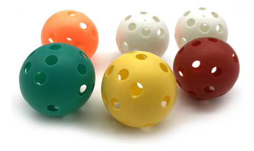 A 6 Bolas De Pickleballs For Uso En Interiores