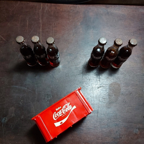 Mini Engradado Coca-cola Anos 80 Brinquedo Coleção