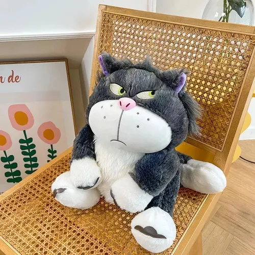 Para Kawaii Navidad Lindo Gato Enojado Juguetes De Peluche