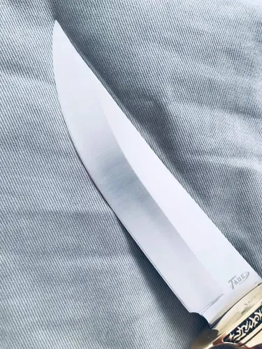 Faca De Caça Pesca Churrasco Luxo Fulltang Inox G57 Kim | MercadoLivre