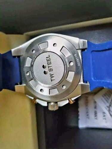 Reloj Tw Steel Ceo Acero Y Azul Edición Limitada. Azul Plateado Y Cobre Azul (Usado)