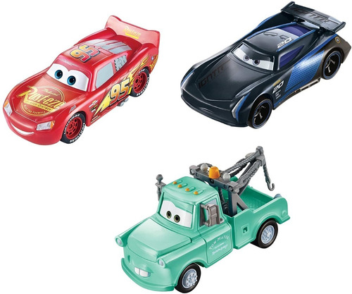 Kit De Carros Cars - Mcqueen, Mater, Talkers Mack & Jackson