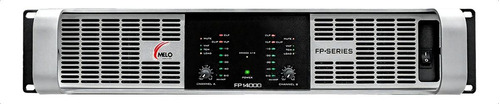 Melo Fp14000 Amplificador De 2 Canales 220v. Color Plata