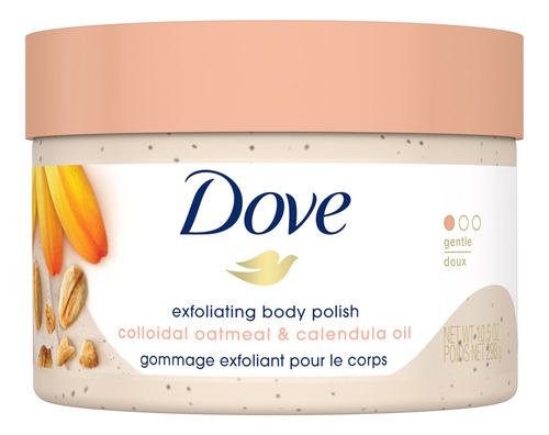 Dove Exfoliating Body Polish Colloidal N Calendula Oil 298g