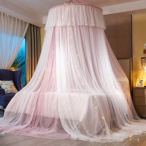 Vethin Toldo De Cama De Princesa Para Niñas, Cortina De Dose