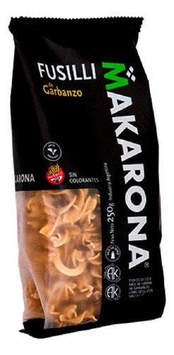 Fideos fusillis de garbanzos Makarona sin tacc 250gr