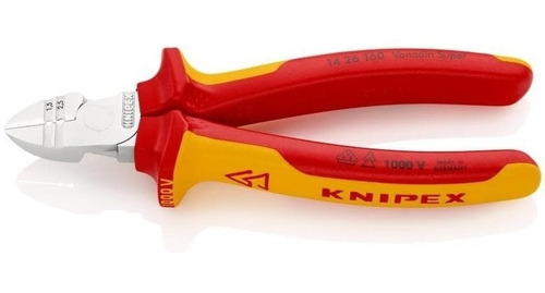 Alicate Pelacables Corte Diagonal 1000v (1426160), Knipex