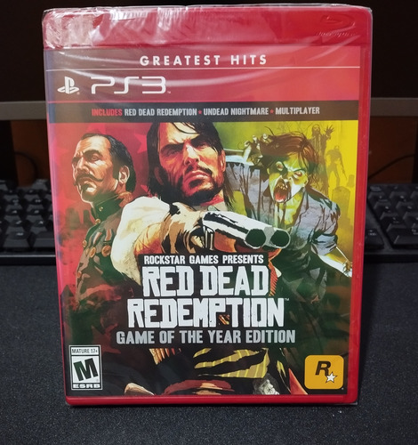 Red Dead Redemption 1 Ps3 Goty Fisico Nuevo Sellado