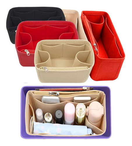 Organizador De Fieltro Para Bolsos, 34 Cm X 13 Cm X 22 Cm