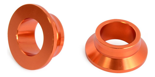 Orange Rear Wheel Spacer Hub Collars Replace Ktm 125-45...