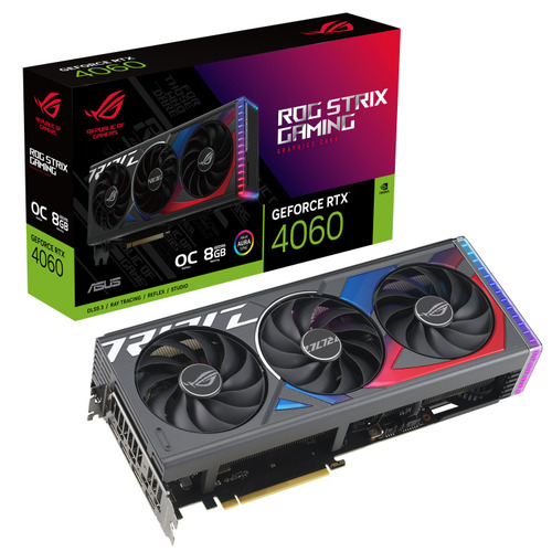 Placa de video Nvidia Asus ROG Strix GeForce RTX 40 Series RTX 4060 OC Edition 8GB
