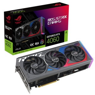 Tarjeta de video Nvidia Asus ROG Strix GeForce RTX 40 Series RTX 4060 ROG-STRIX-RTX4060-O8G-GAMING OC Edition 8GB