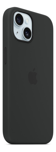 Funda De Silicon Premium Compatible Con Iphone Iphone Negro Iphone 15