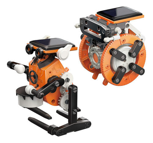 Robot Solar de Juguete Kit de Robots Briko Educativo 7 en 1 Robot para Niños Naranja Hong Jie Toys 0047 Hong Jie Toys