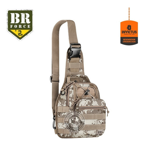 Bolsa Mochila Bornal Velado Patrulha 7l Brforce Original Nf