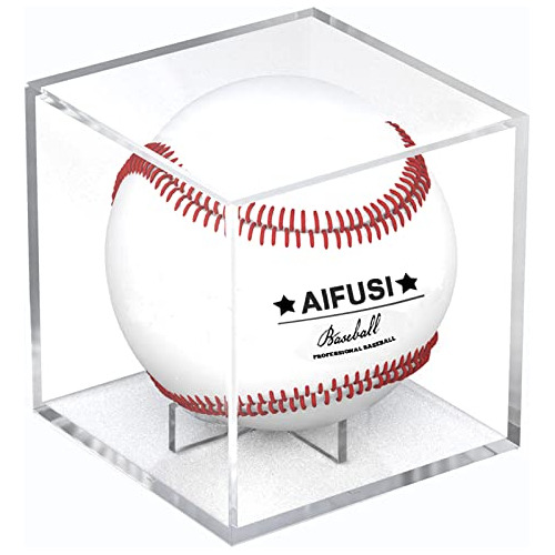 Baseball Display Case, Uv Protected Acrylic Cube Baseba...