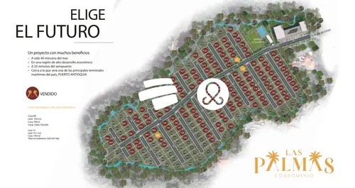 Lote En Venta - Chigorodo, Las Palmas Condominio