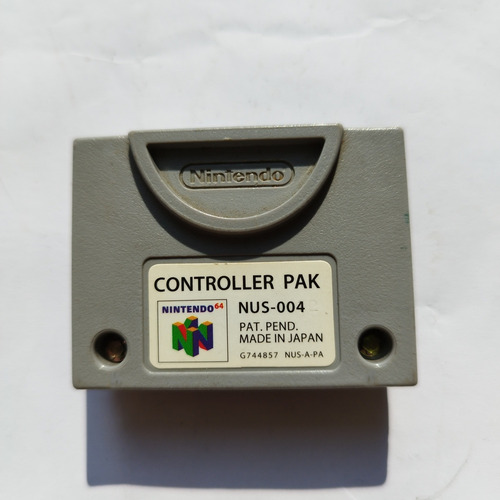 Memory Card Controller Pak Original Nintendo 64 N64 (Usado)