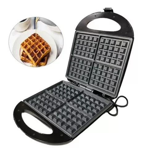 Waflera Eletrica Maquina para hacer waffles con Doble Plancha Antiadhe –