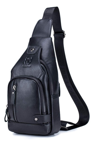 Mochila Estilo Bandolera De Piel Para Hombres Y Mujeres, Ban