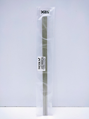6 Pincho Brocheta Palillo Acero Carne 40cm Liso V. 0647 Xavi