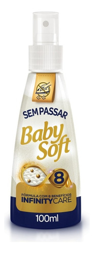 Sem Passar Baby Soft 100ml Facilitador Passa Roupa De Bolso