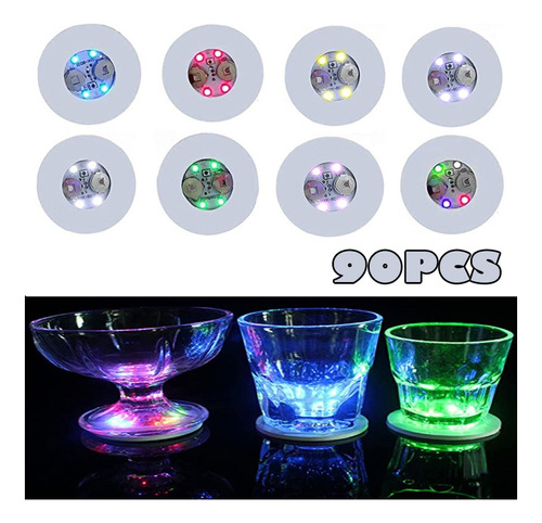 Posavasos Con 90 Luces Led For Botella De Vino, Bebida, Fie