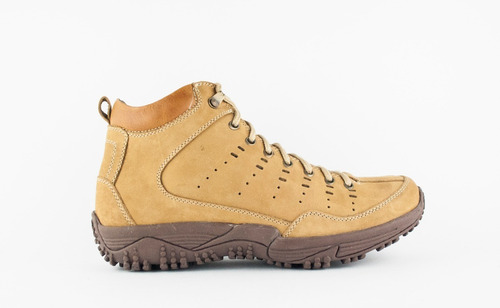 Botas Cuero 100% Impermeables Deportiva Senderismo - Miel
