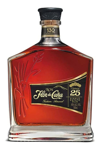 Pack De 4 Ron Flor De Caña 25 Años 750 Ml