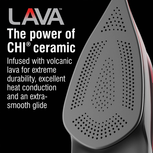 Plancha De Vapor Para Ropa Con Guía De Temperatura Negra