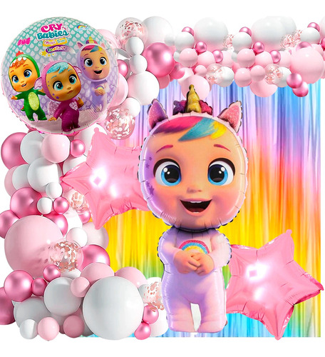 50 Art Globos Bebes Llorones Dreamy Cry Babies Unicornio 