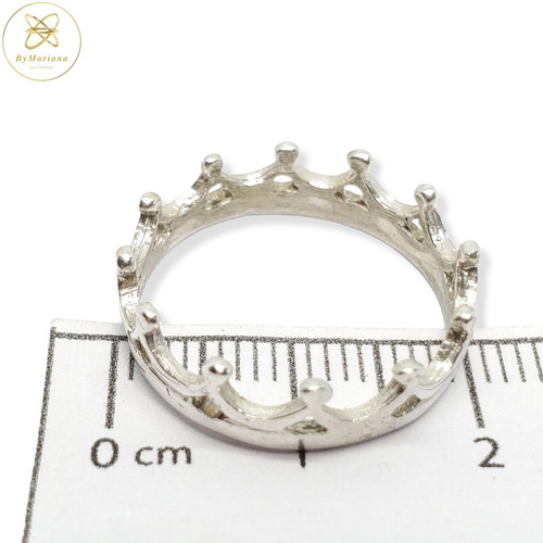 Imagen 4 de 6 de Anillo Plata Corona
