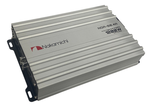 Amplificador 4 Canales Nakamichi Nga-80.4a 1200w Color Gris