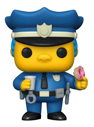 Figura De Acción Los Simpsons Chief Wiggum De Funko Pop!