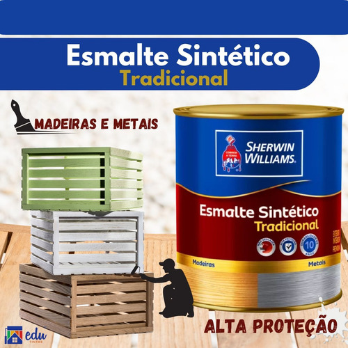 Esmalte Sintético Madeiras E Metais Acet Metalatex 900ml
