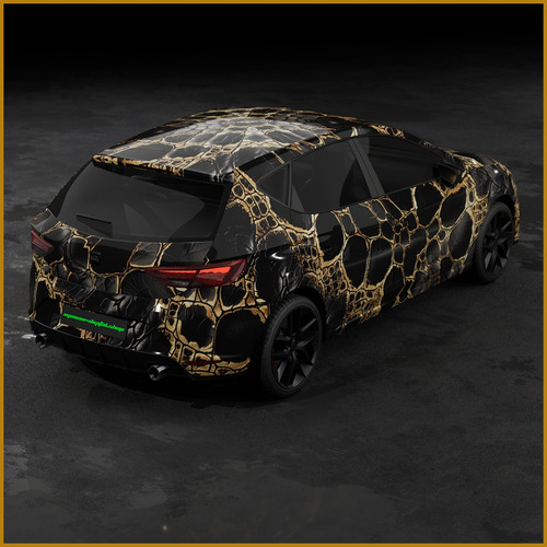 20 Metros Vinil Wrap Automotriz Deportivo Snake Python