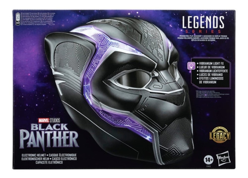 Casco Electrónico Pantera Negra Marvel Legends Hasbro