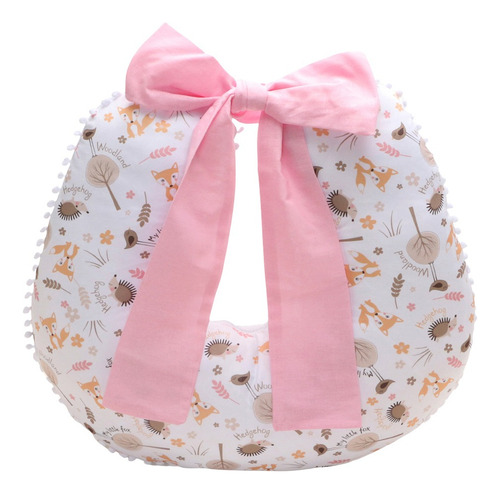 Kit Almofada Amamentação+ Porta Fralda Menino Menina 2 Peças Fox