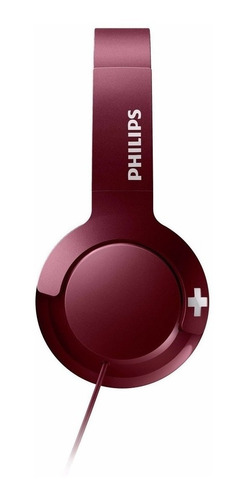 Auriculares Philips BASS+ SHL3075 rojo