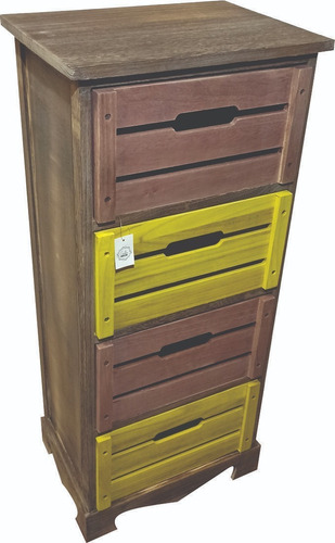 Cajonera Vintage Mueble Baño Multiuso Organizador Rustico