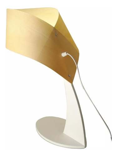 Velador Madera Minimalista Traum Nordico Lampara Blanco Madera (Usado)