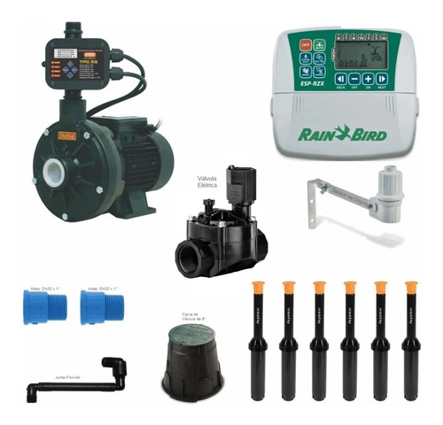 Kit Irrigação Automático Irriga - 96 À 432 M² De Área Verde 