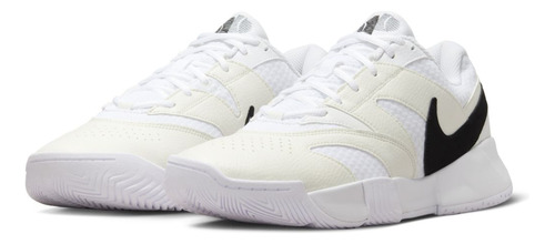Tenis Para Hombre Nike Court Lite 4 Blanco Color Blanco/blanco Cumbre/negro Talla 28.5 Mx