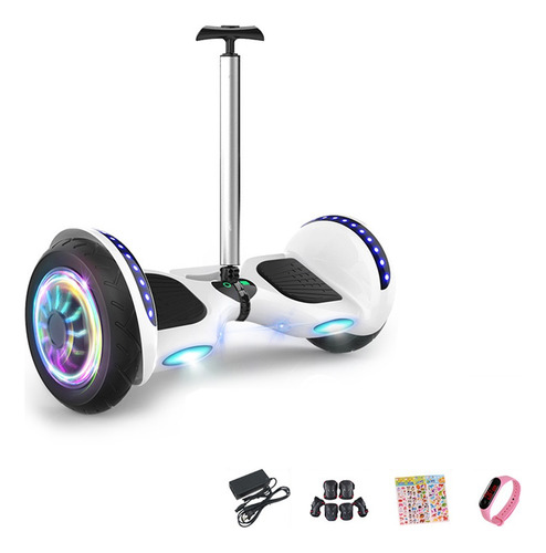 Patineta Eléctrica 6.5 De Equilibrio Bluetooth Blanca