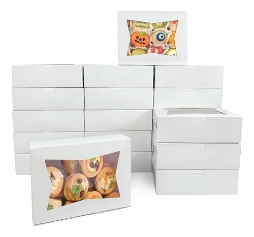 Cajas Para Galletas Wei Long, 20 Unidades, 8 X 6 X 2,5 Pulga