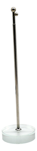 Table Flag Stand Home Conference Room 9.5cmx9.5cmx27cm White