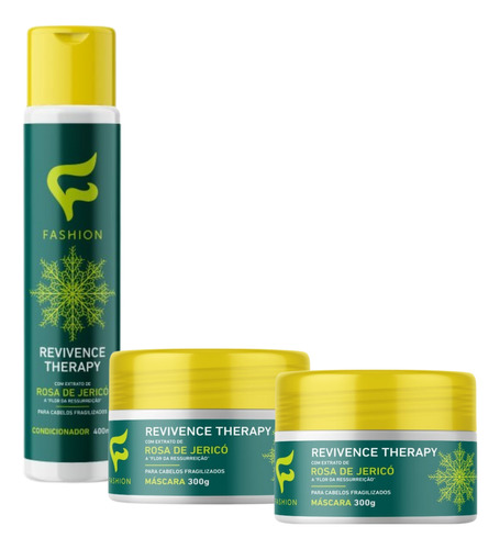 Kit Condicionador + 2x Máscara Revivence Therapy