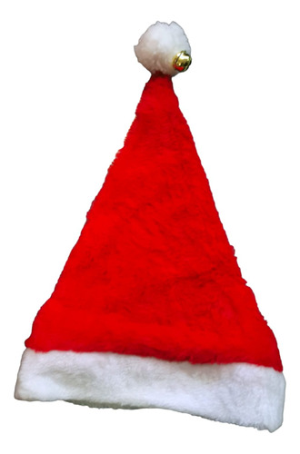 65 Gorros Santa Peluche Navideño Rojo Claus Pastorela Duende